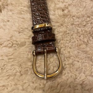 & other stories brown leather belt